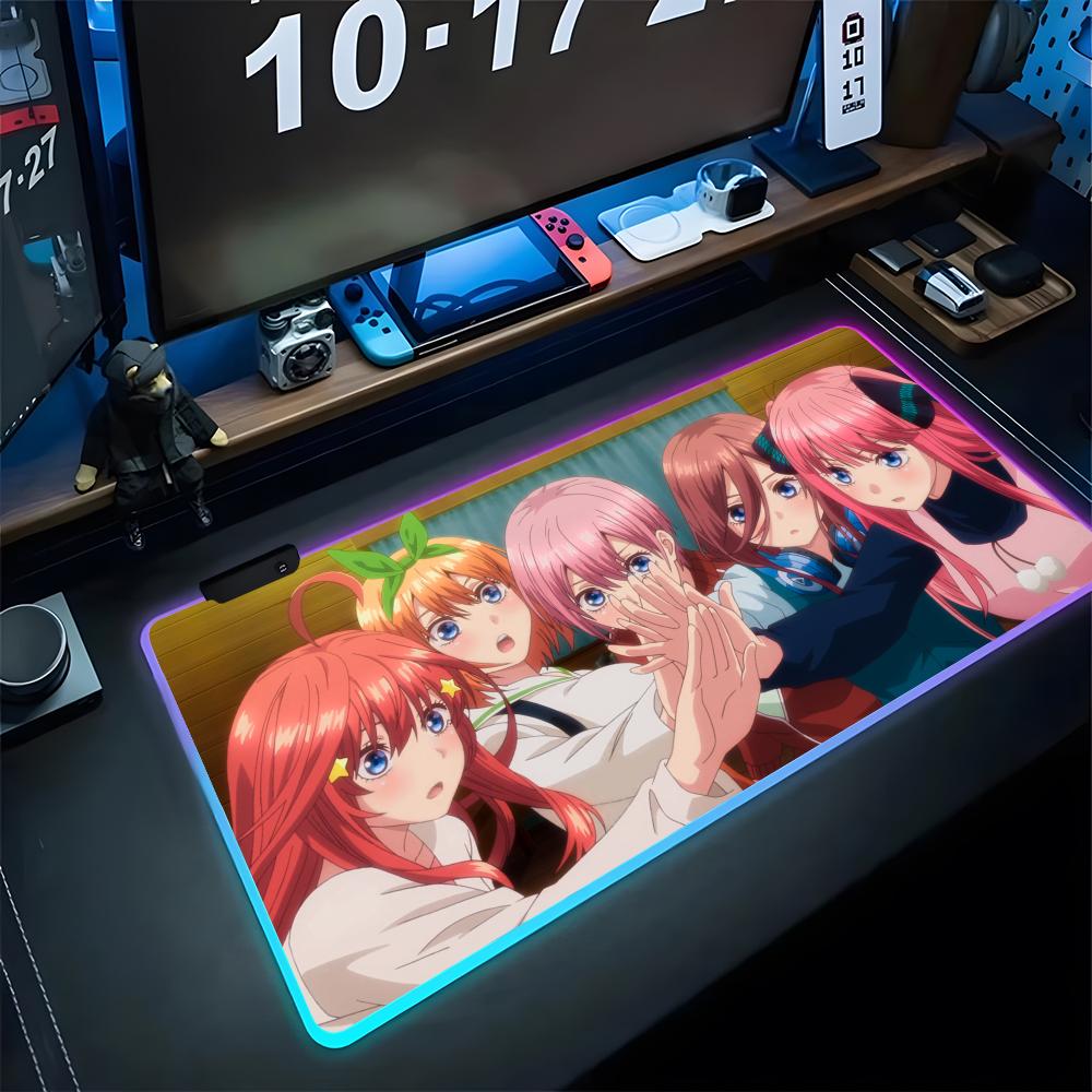 Gaming Accessories For Room - The Quintessential Quintuplets Mouse Pad Gaming