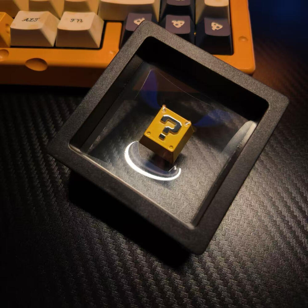 Gaming Accessories For Room - Retro 8-Bit Piksel Soru Bloğu Metal